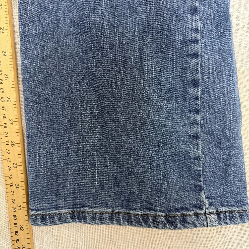 Rock 47 by Wrangler Denim Slim Boot‎ Men's Jeans Sz 38x32 Distressed Whiskers